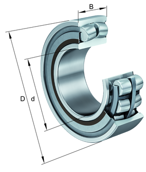 FAG Bearing WS22215-E1-XL-2RSR