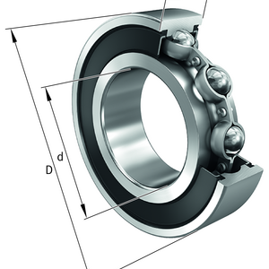 FAG Bearing S6201-2RSR-FD