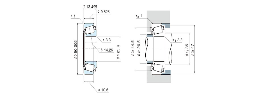 NSK Bearing 07100SA/07196