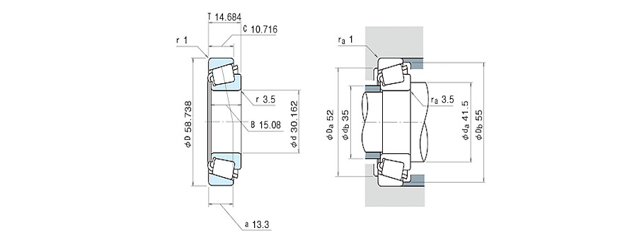 NSK Bearing 08118/08231