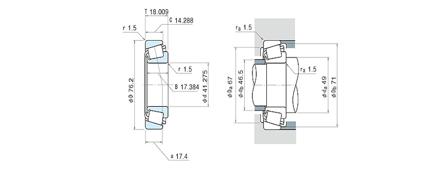 NSK Bearing 11162/11300