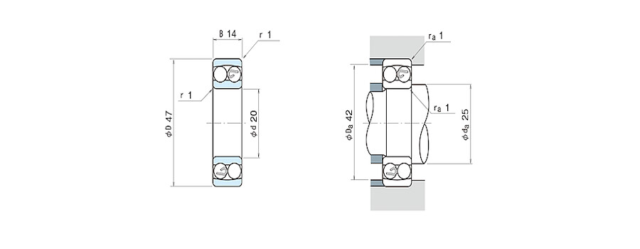 NSK Bearing 1204