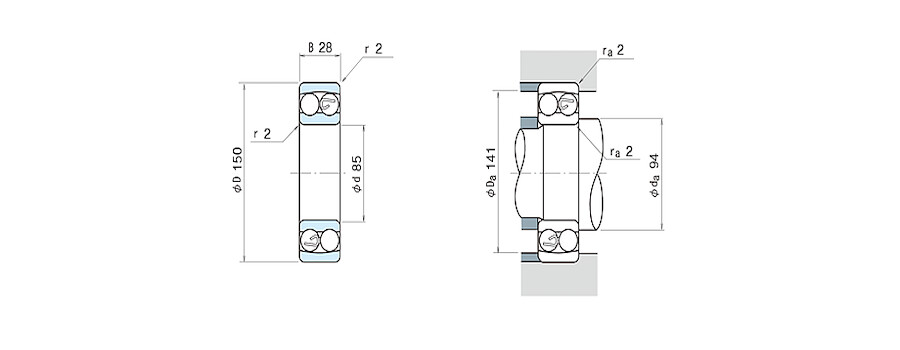 NSK Bearing 1217