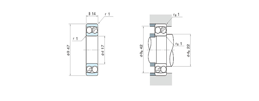 NSK Bearing 1303