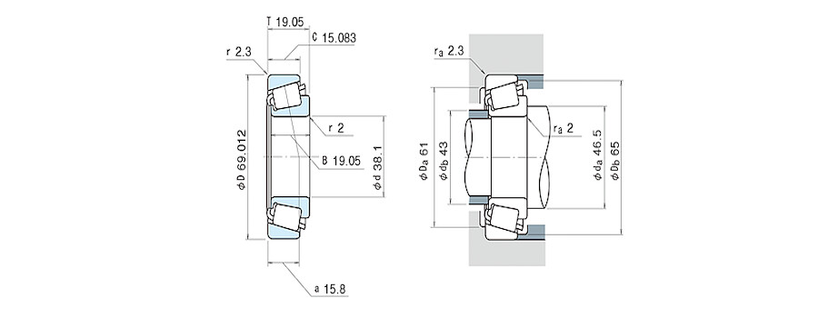 NSK Bearing 13687/13621