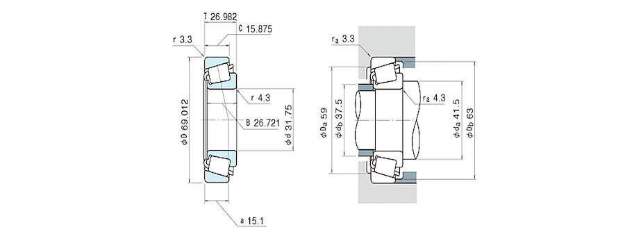 NSK Bearing 14123A/14274