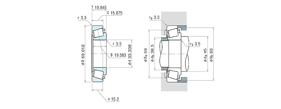 NSK Bearing 14130/14274