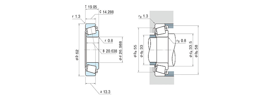 NSK Bearing 15106/15245