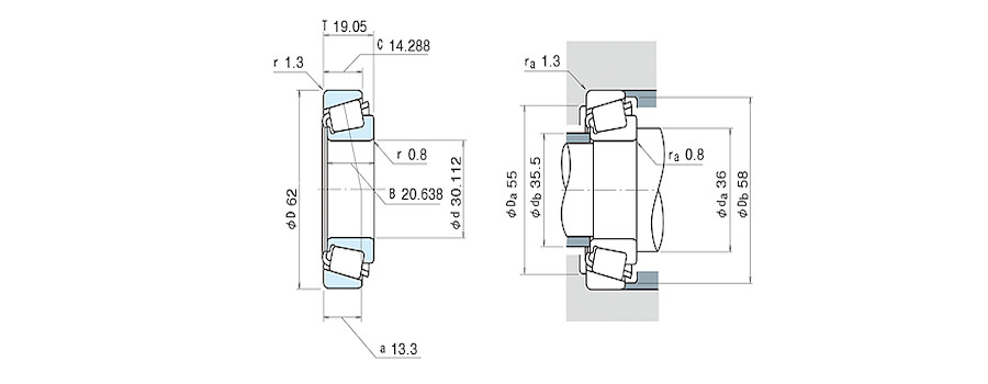 NSK Bearing 15116/15245