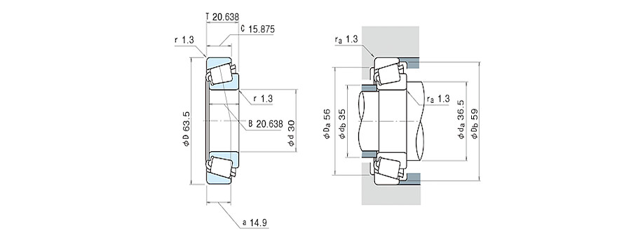 NSK Bearing 15117/15250