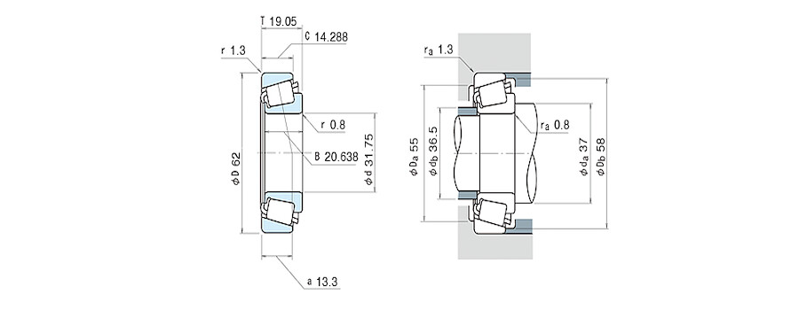 NSK Bearing 15126/15245