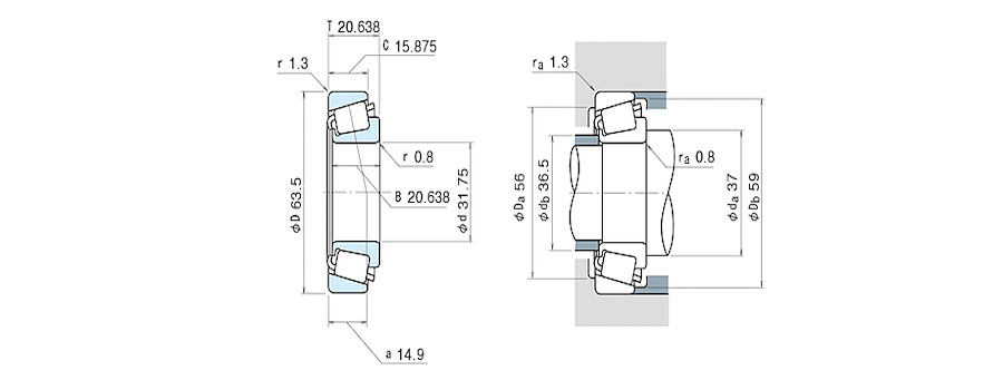 NSK Bearing 15126/15250