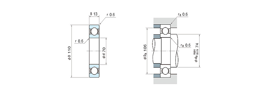 NSK Bearing 16014