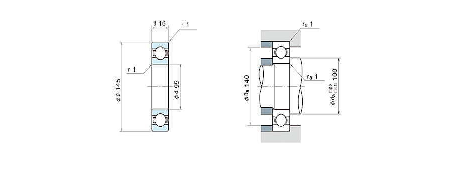 NSK Bearing 16019