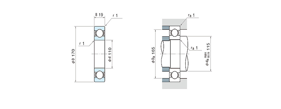 NSK Bearing 16022