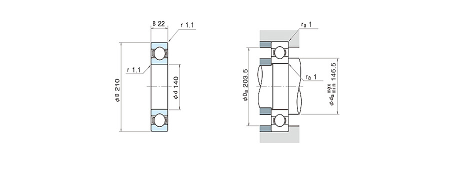 NSK Bearing 16028