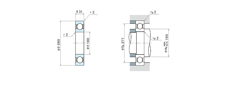 NSK Bearing 16036