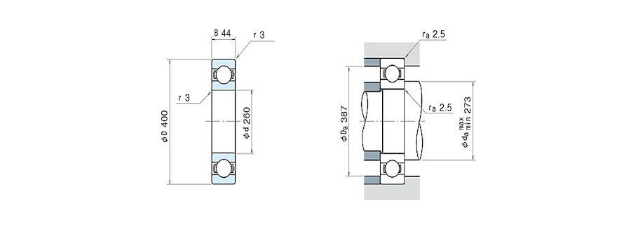 NSK Bearing 16052