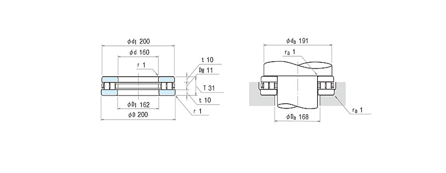 NSK Bearing 160TMP11