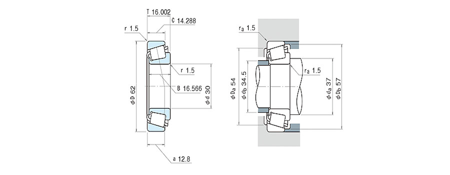 NSK Bearing 17118/17244