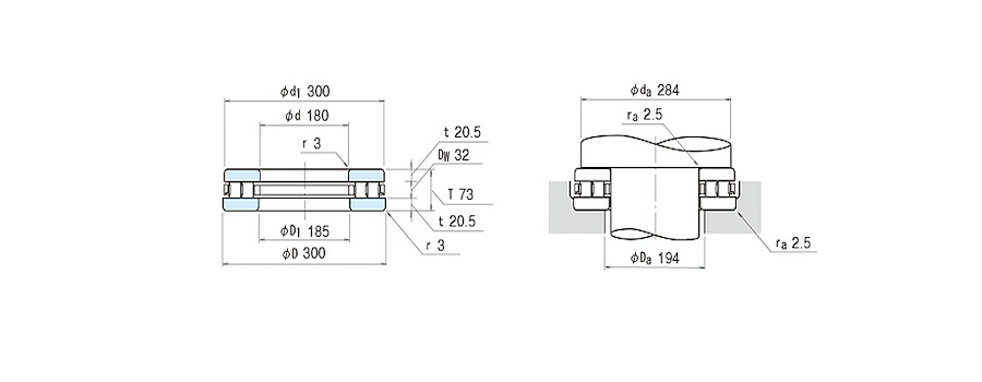 NSK Bearing 180TMP93