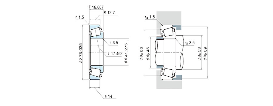 NSK Bearing 18590/18520