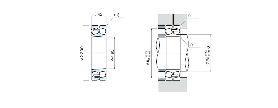 NSK Bearing 21319CAMKE4