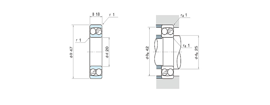 NSK Bearing 2204