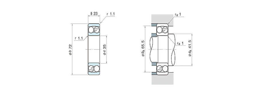 NSK Bearing 2207