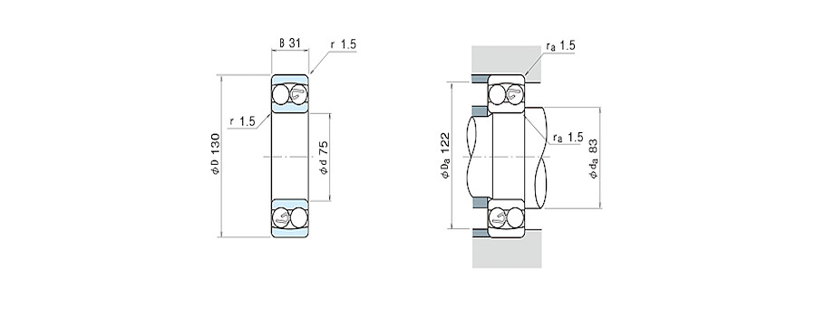 NSK Bearing 2215