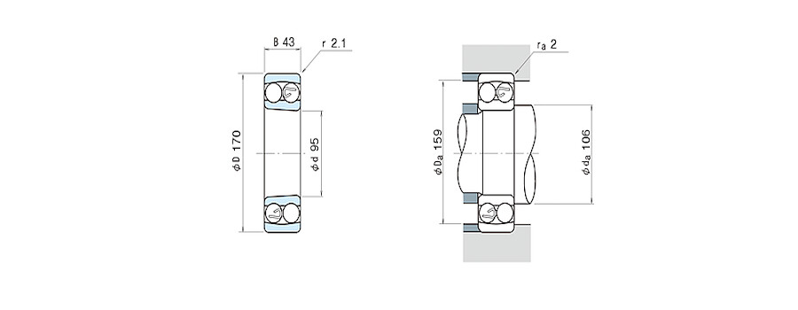 NSK Bearing 2219K