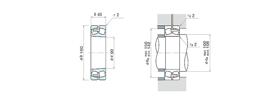 NSK Bearing 22218EAKE4