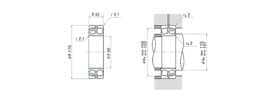 NSK Bearing 22219EAE4