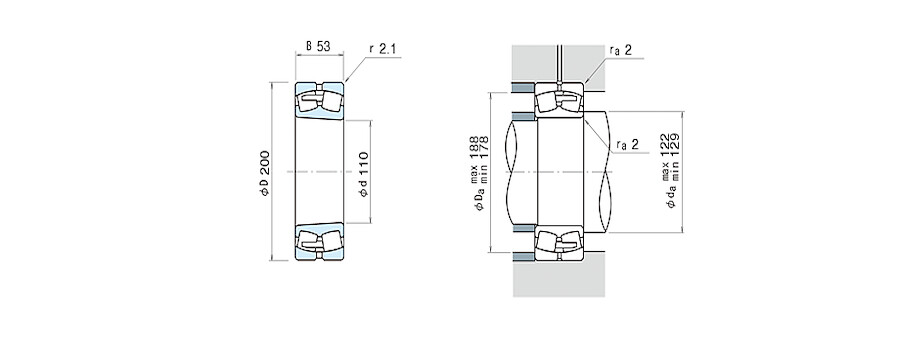 NSK Bearing 22222EAKE4