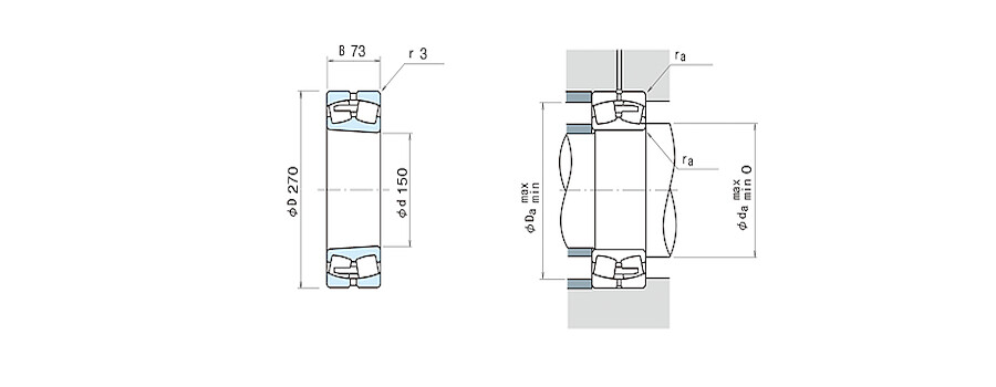 NSK Bearing 22230CAMKE4