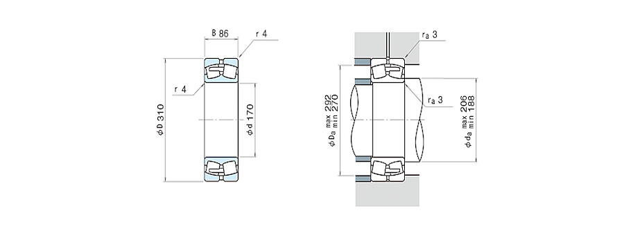 NSK Bearing 22234CDE4