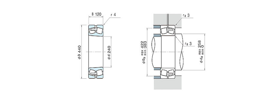 NSK Bearing 22248CAMKE4