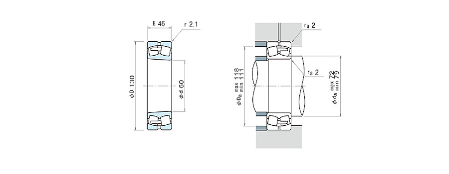 NSK Bearing 22312EAKE4