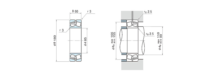 NSK Bearing 22317EAE4