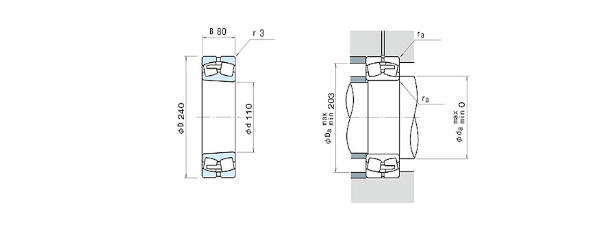 NSK Bearing 22322CAMKE4