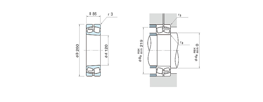 NSK Bearing 22324CAMKE4