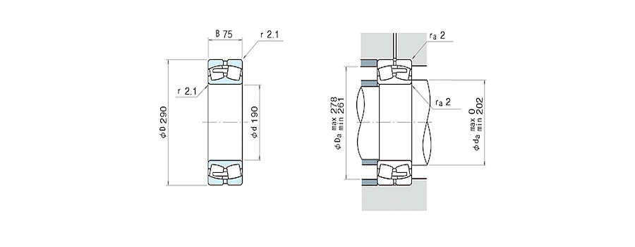 NSK Bearing 23038CAME4