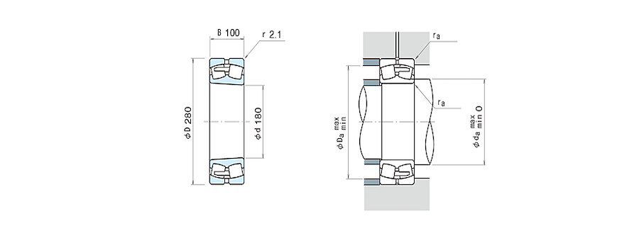 NSK Bearing 24036CAMK30E4