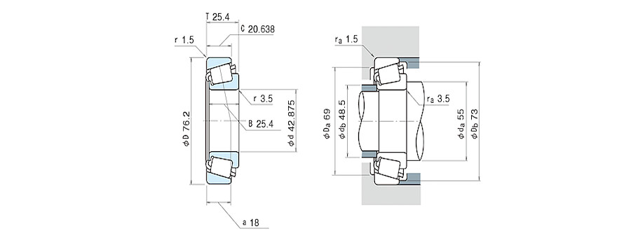 NSK Bearing 26884/26823