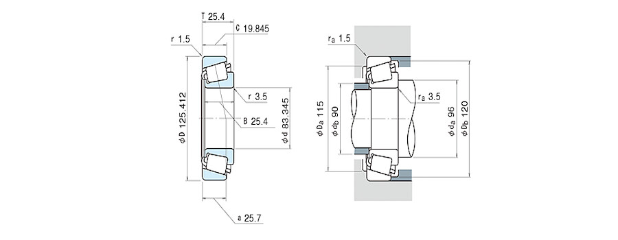 NSK Bearing 27690/27620