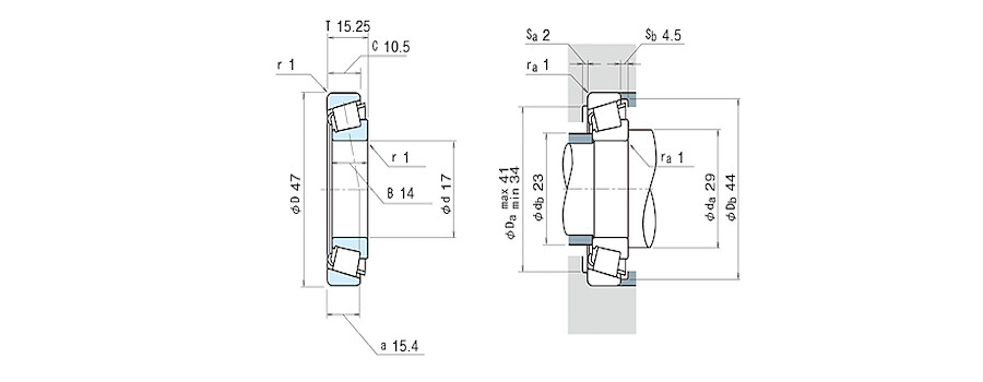 NSK Bearing 30303D