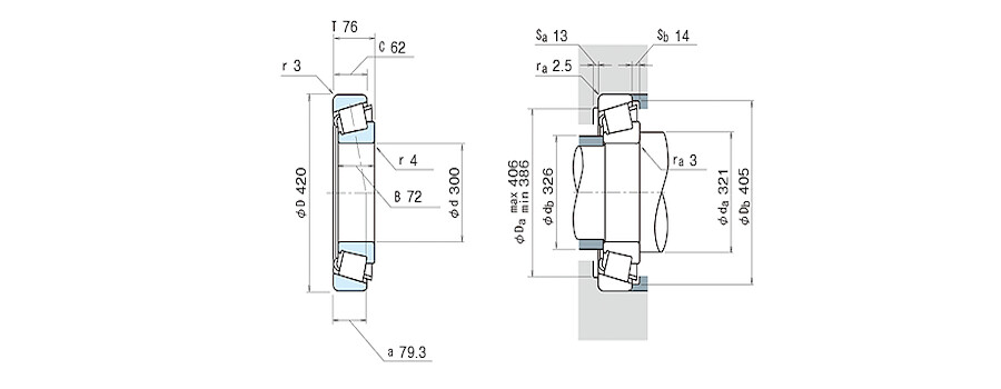 NSK Bearing 32960