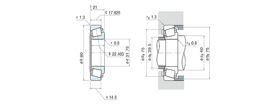 NSK Bearing 346/332