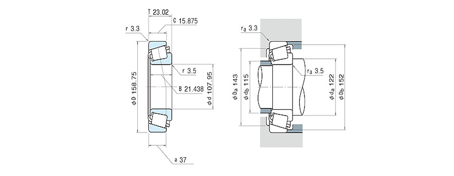 NSK Bearing 37425/37625