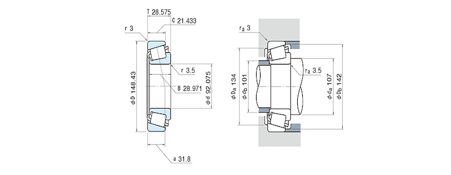 NSK Bearing 42362/42584